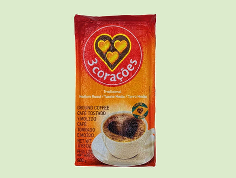 3 Corações Medium Roast Coffee 500g (Café Preto Tradicional)