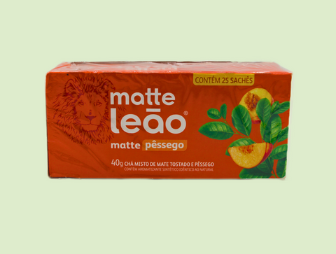 Chá de Pêssego Matte Leão (Peach Tea)